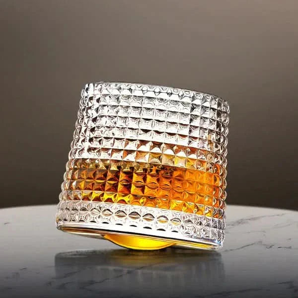 BowLift | Spinning Japanese Edo Whiskey Glass Set