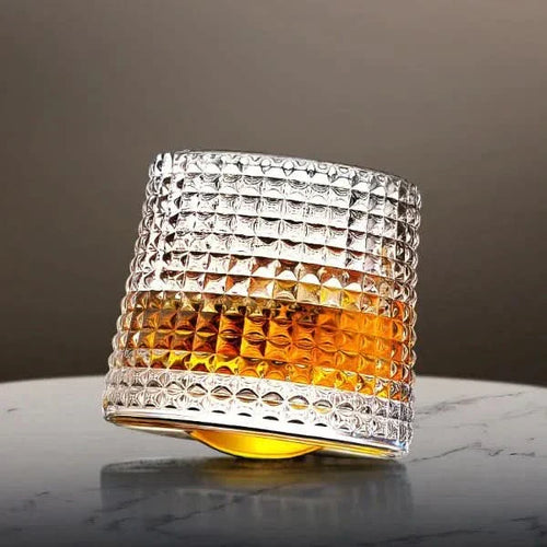 BowLift | Spinning Japanese Edo Whiskey Glass Set