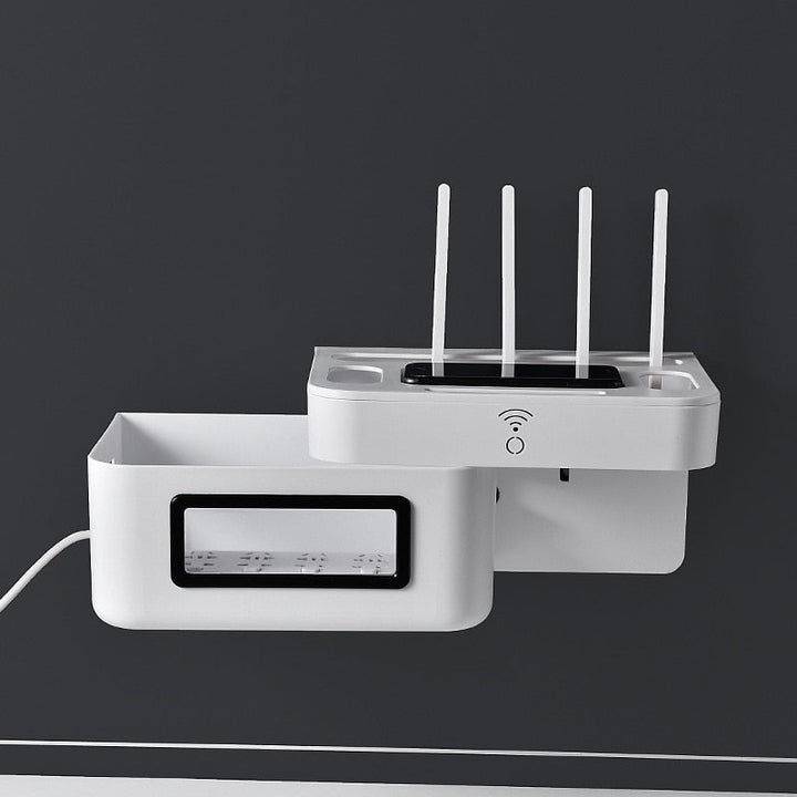 BowLift | Wall-Mounted Wifi Cable Socket Storage Organizer Box