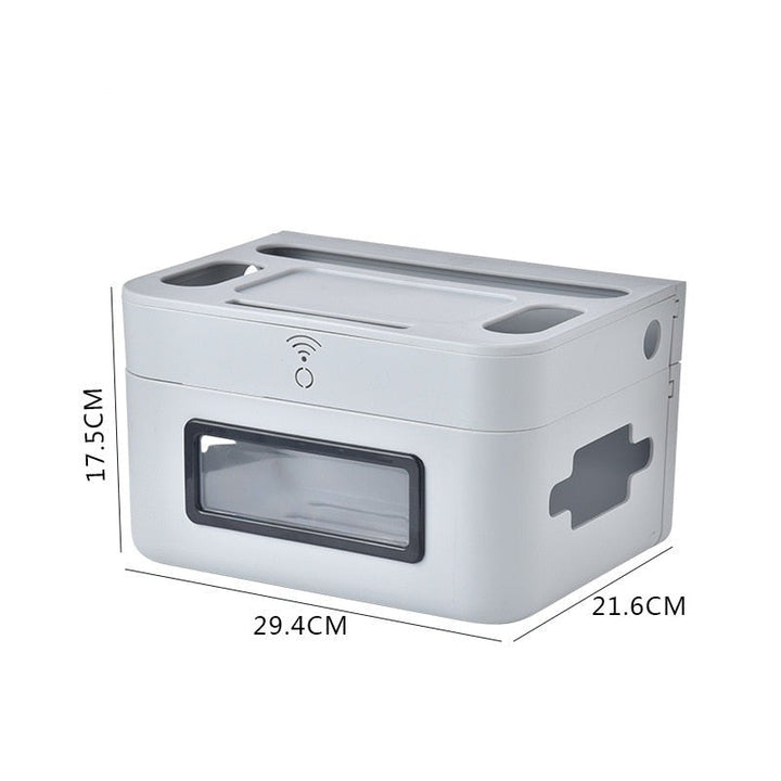 BowLift | Wall-Mounted Wifi Cable Socket Storage Organizer Box