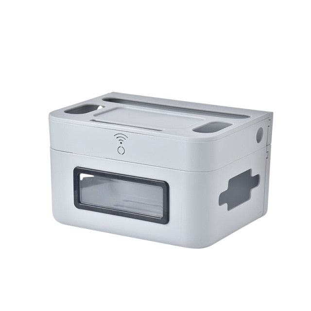 BowLift | Wall-Mounted Wifi Cable Socket Storage Organizer Box