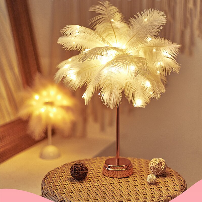 BowLift | Feather Palm Creative Table Lamp