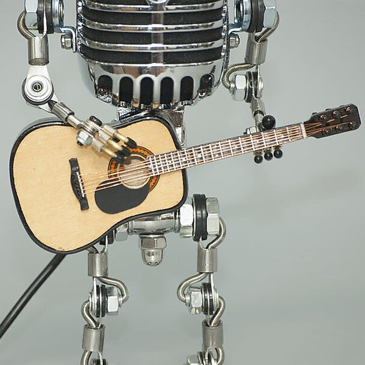 BowLift | Vintage Guitar Playing Microphone Robot Lamp