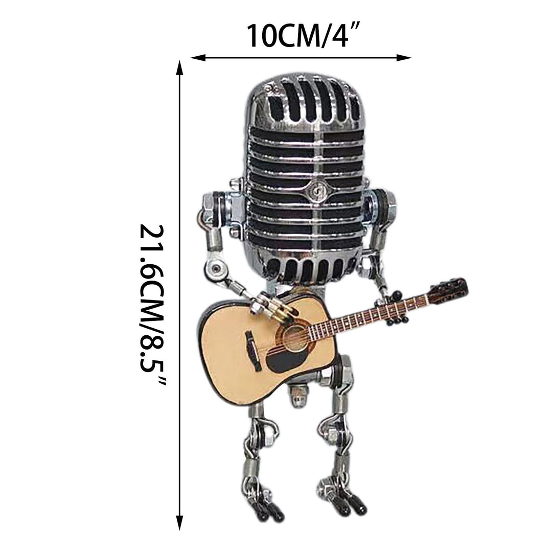 BowLift | Vintage Guitar Playing Microphone Robot Lamp
