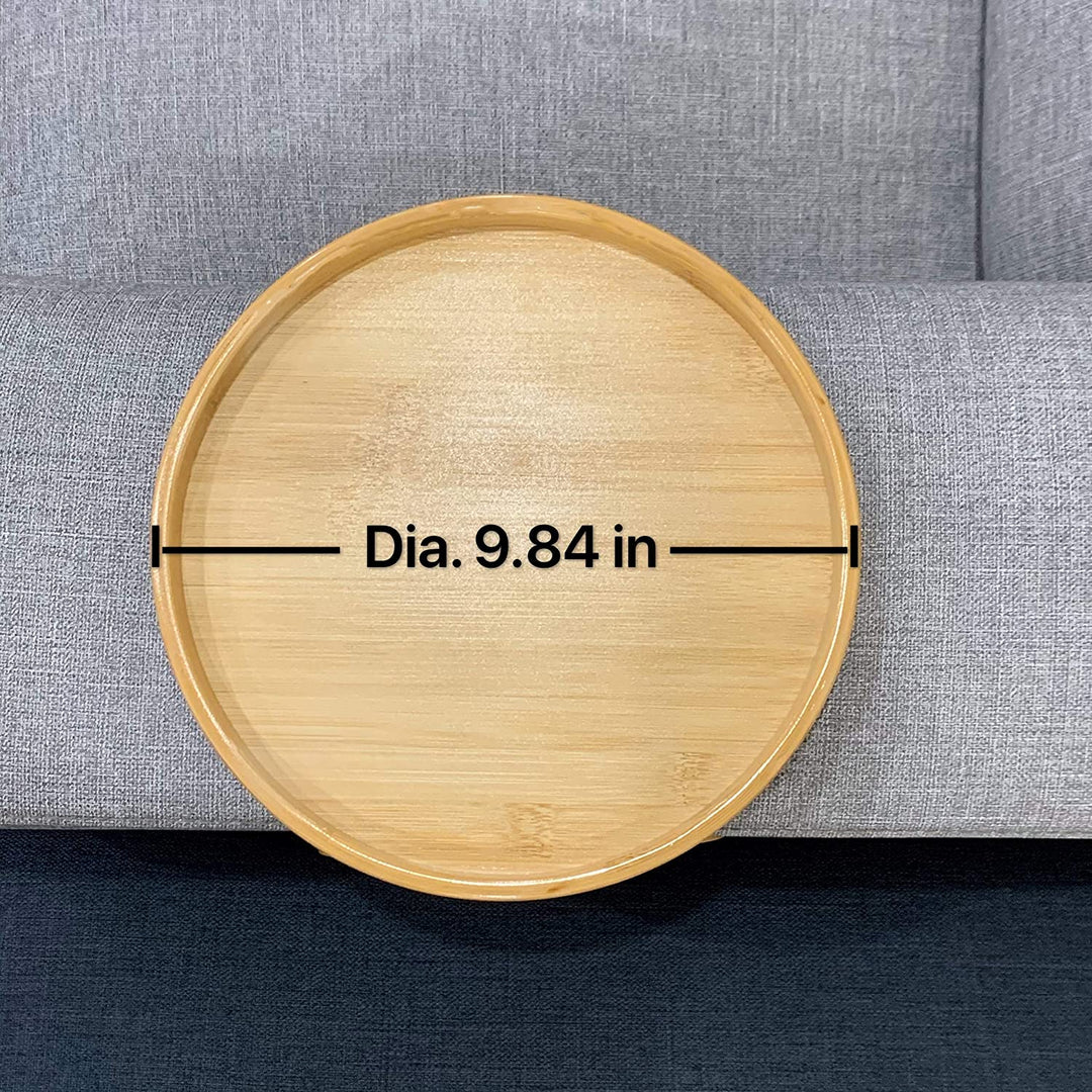 BowLift | Creative  Clip-On Bamboo Sofa Armrest Tray
