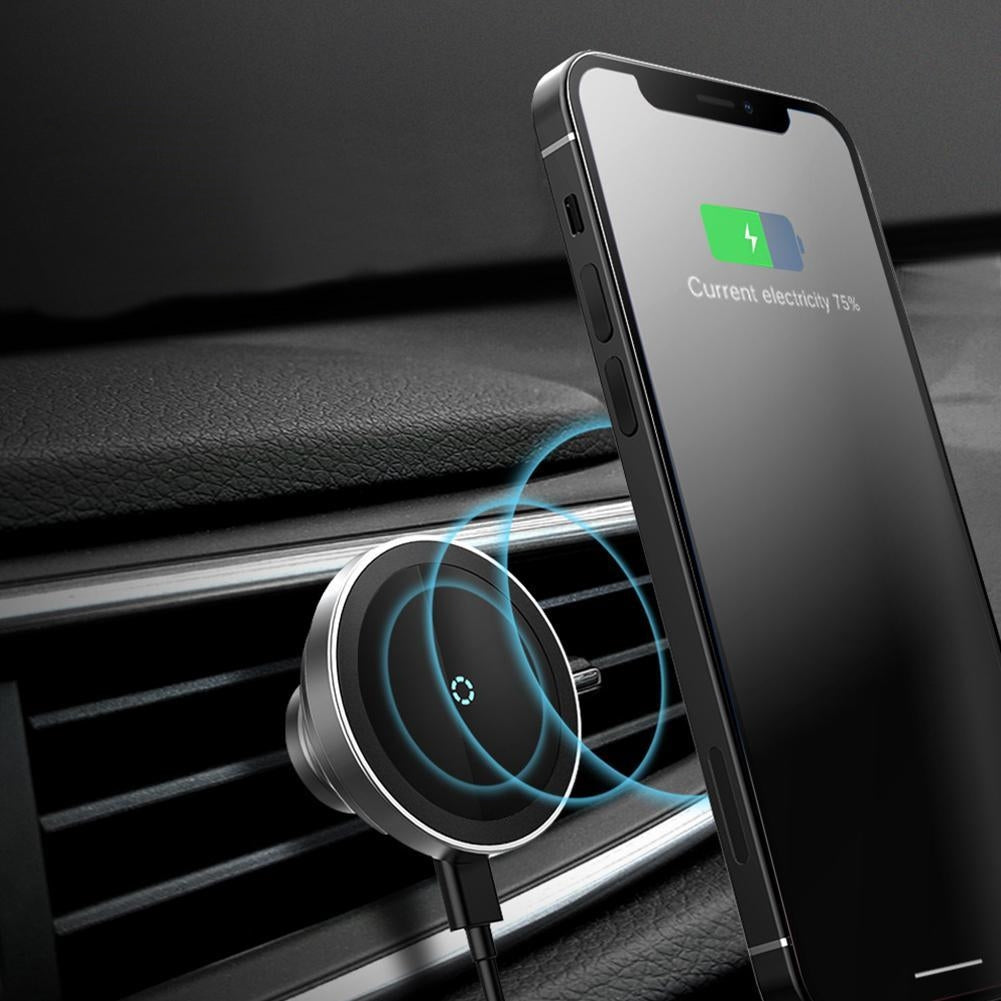 BowLift | Rotating Car Wireless Charger Magnetic Phone Holder