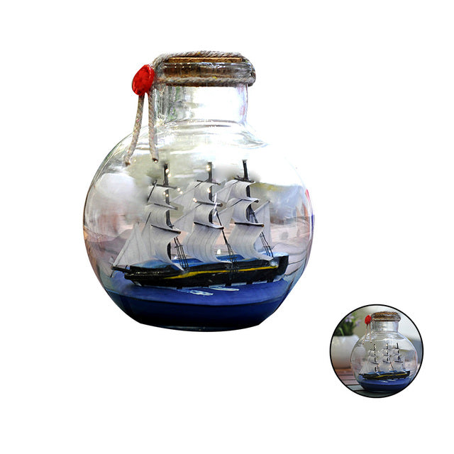 Creative Glass Bottle Ship | Bowlift