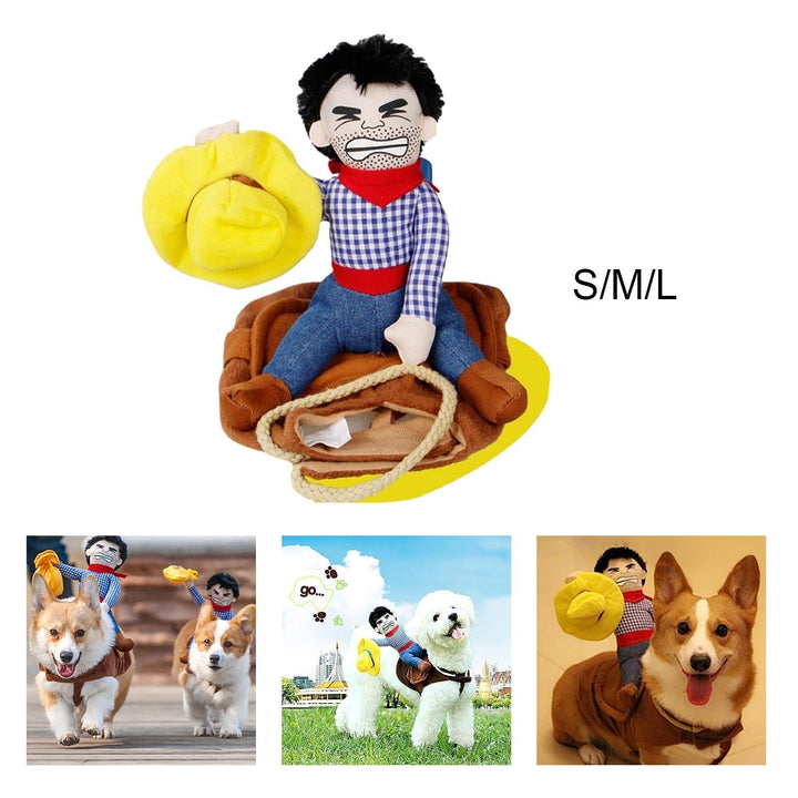 BowLift | Cowboy Riding Horse Pet Costume