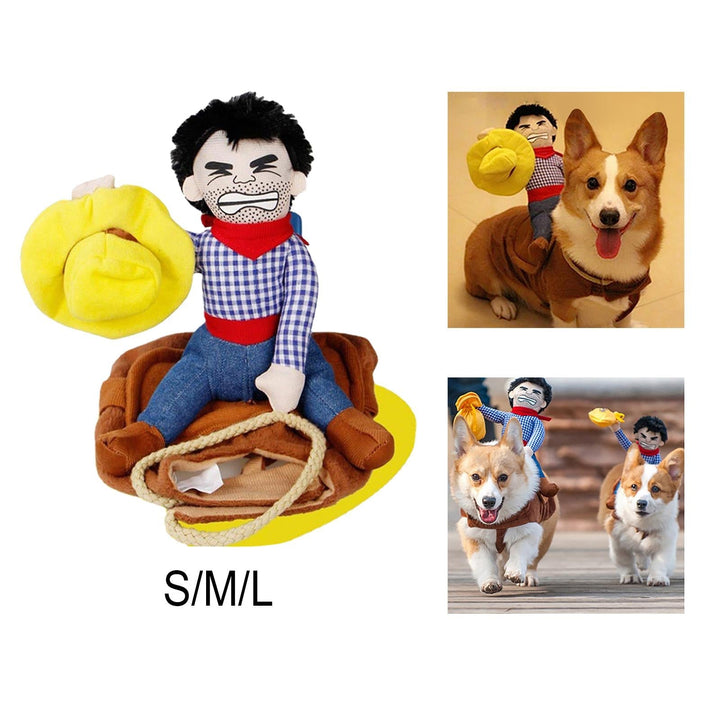 BowLift | Cowboy Riding Horse Pet Costume