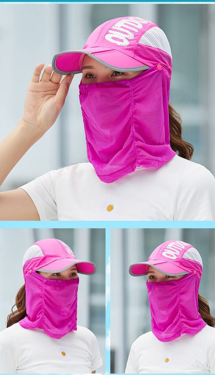 Anti-Ultraviolet Outdoor Breathable Summer Mask Hat | Bowlift
