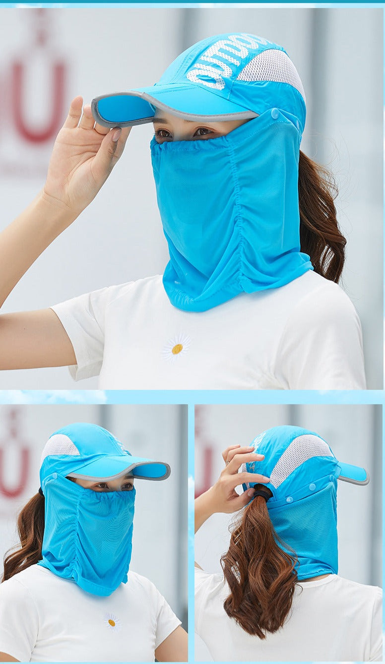 Anti-Ultraviolet Outdoor Breathable Summer Mask Hat | Bowlift