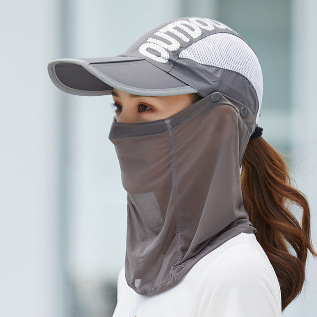 Anti-Ultraviolet Outdoor Breathable Summer Mask Hat | Bowlift