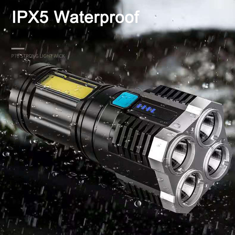 Ultra Bright Rechargeable LED Flashlight | Bowlift