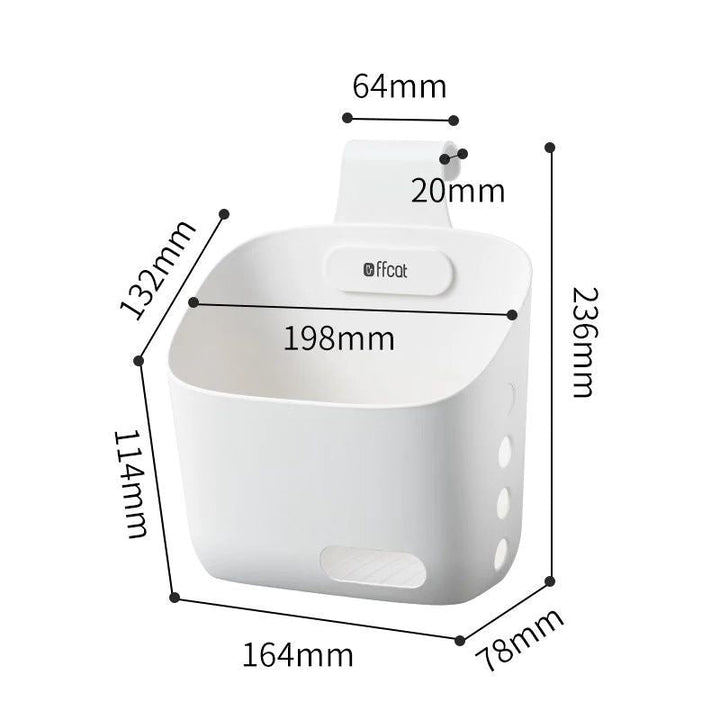 BowLift | Wall-Mounted Simple Hanging Stackable Storage Basket