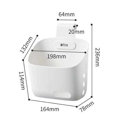 Wall-Mounted Simple Hanging StackaBowlifte Storage Basket | Bowlift