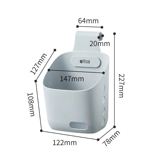 Wall-Mounted Simple Hanging StackaBowlifte Storage Basket | Bowlift