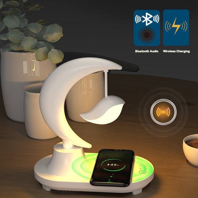 BowLift | Moon Star Wireless Charging Night Lamp
