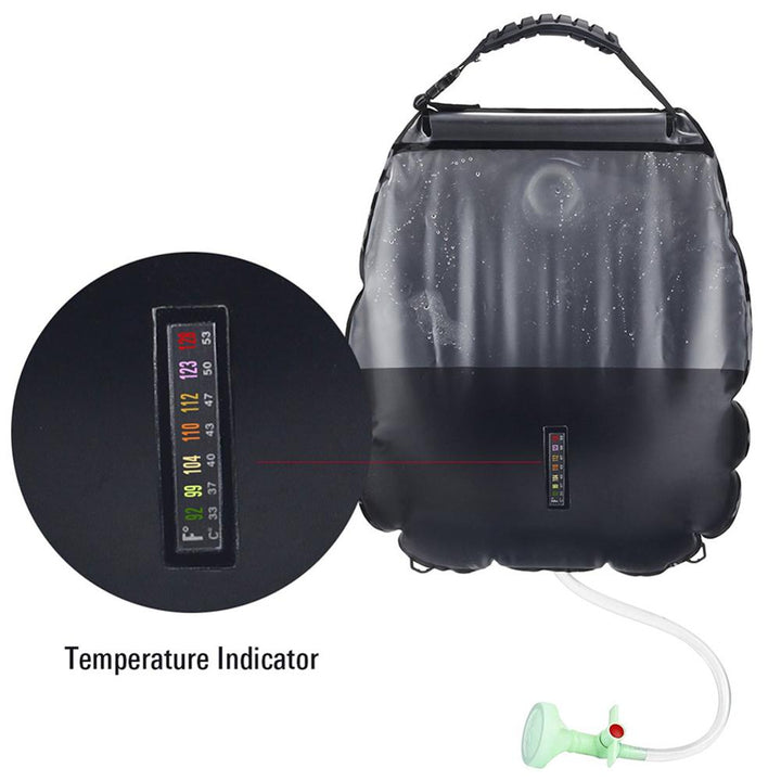 Soar-Powered Portable Travel Heated Shower Bag | Bowlift