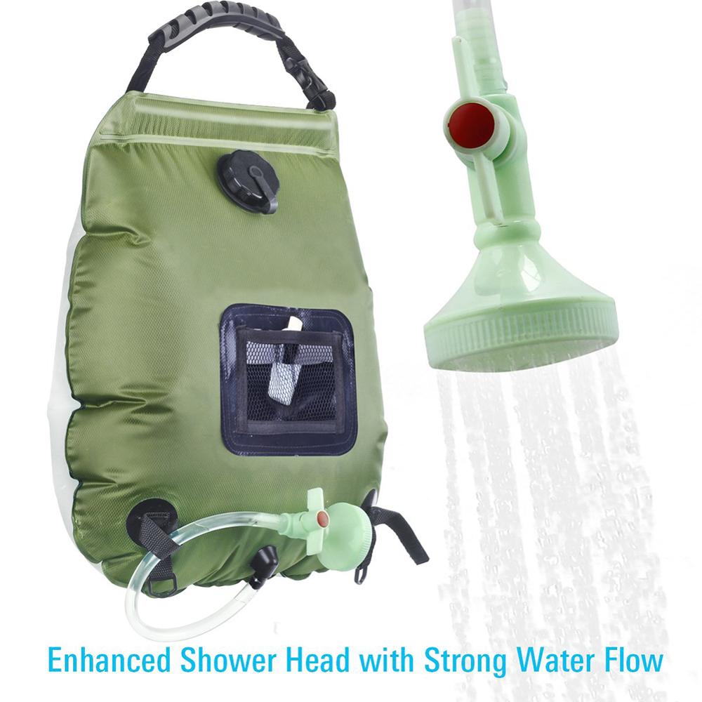Soar-Powered Portable Travel Heated Shower Bag | Bowlift