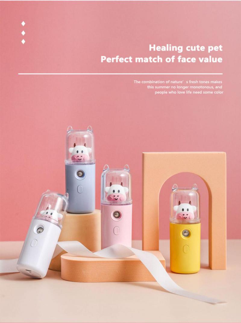 BowLift | USB Cartoon Animal Rechargeable Mini Face Steamer