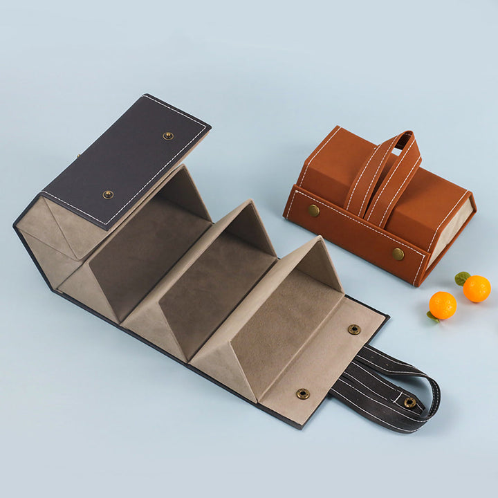 BowLift | Folding Leather Travel Eyeglasses Organizer