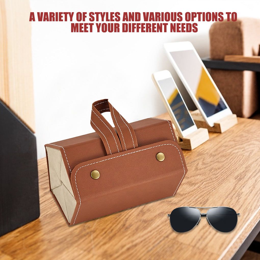 BowLift | Folding Leather Travel Eyeglasses Organizer