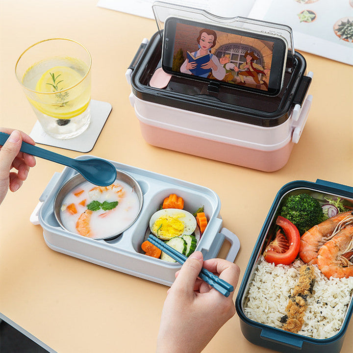 Double Layer Leak-Proof Soup Bowl Lunch Box | Bowlift