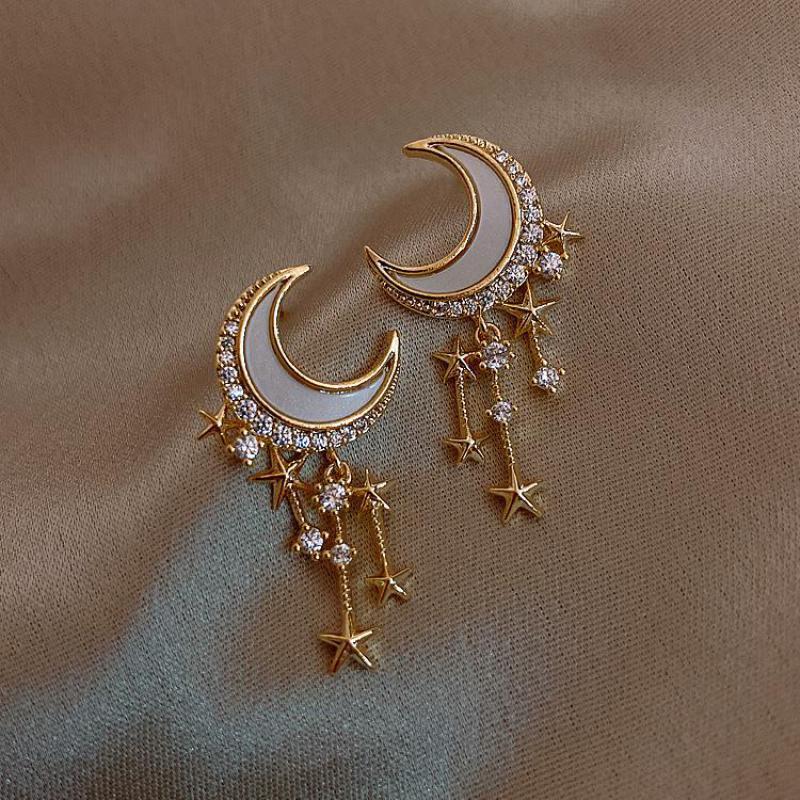 BowLift | Korean Style Moon Star Earrings