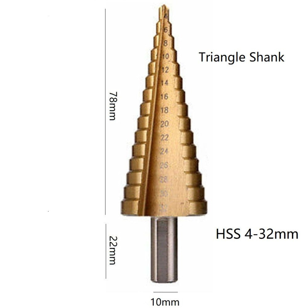 Titanium Drill Cone Bit Set | Bowlift