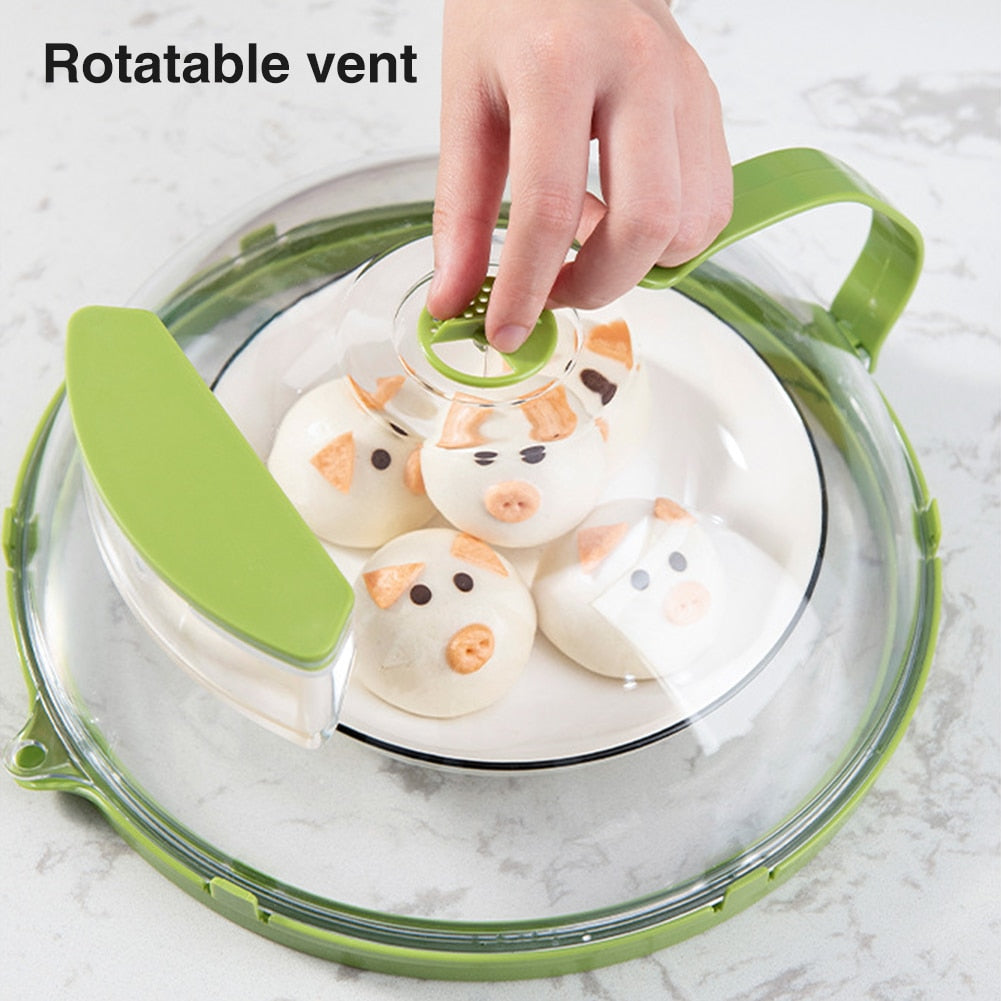 BowLift | Adjustable Vent Transparent Microwave Cover Lid