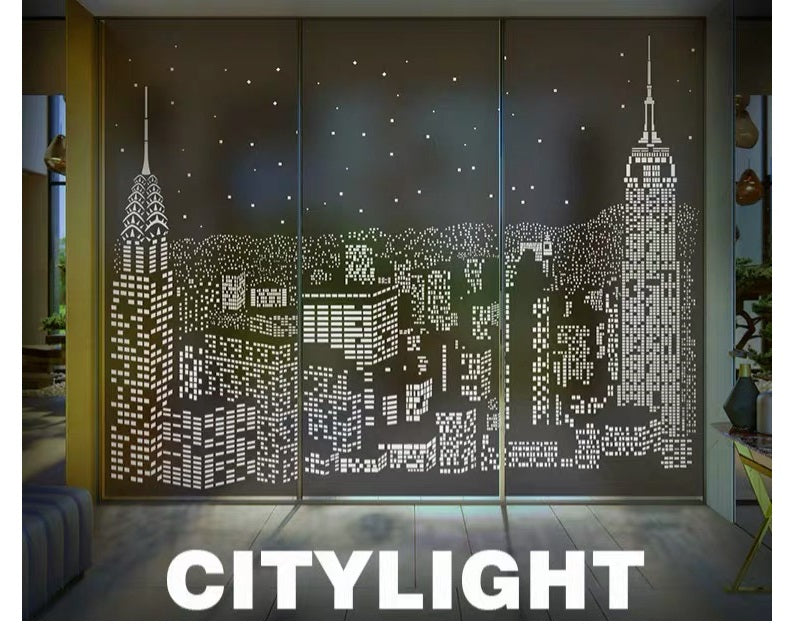 BowLift | Blackout Amazing City Night View Window Sticker