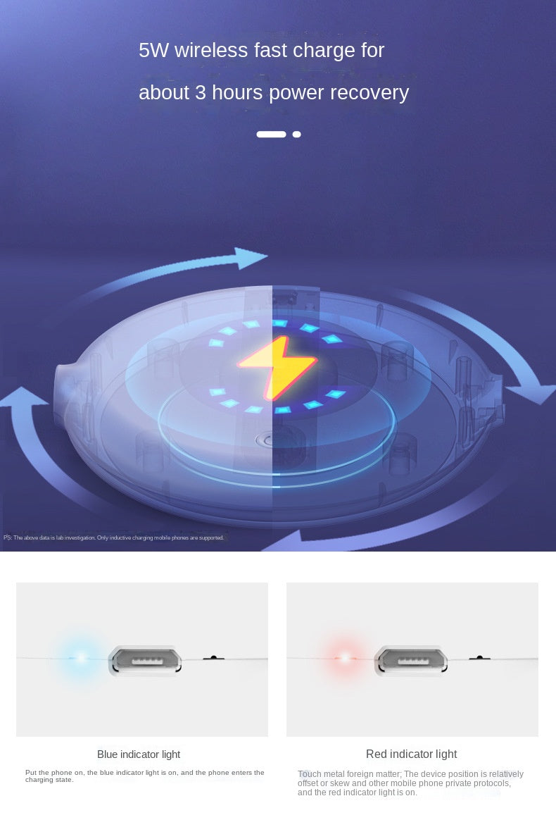 BowLift | Mini Air Humidifier Wireless Phone Charger