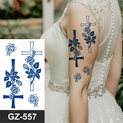 BowLift | Blooming Flower Orchid Semi-Permanent Temporary Tattoo