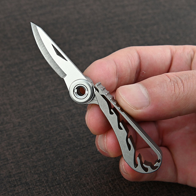 BowLift | Titanium Foldable Pocket Keychain