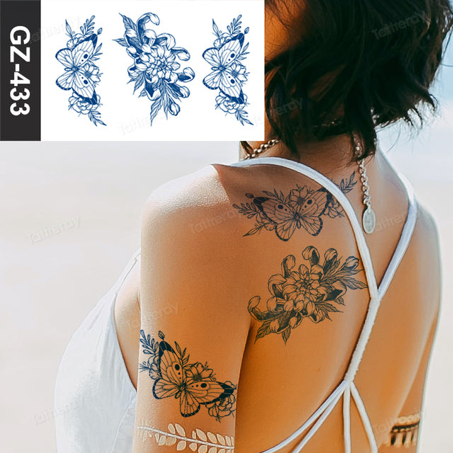 BowLift | Flower Sleeve Semi-Permanent Tattoo