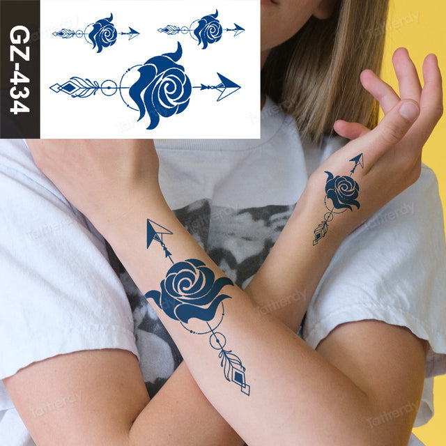 BowLift | Flower Sleeve Semi-Permanent Tattoo