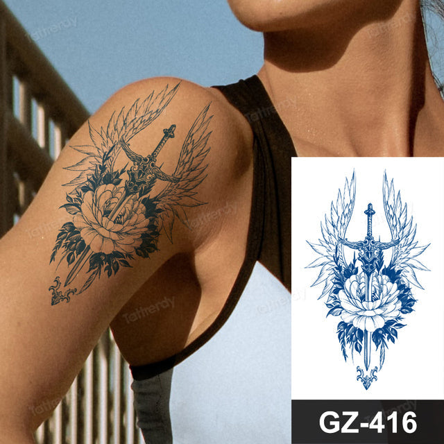 BowLift | Flower Sleeve Semi-Permanent Tattoo