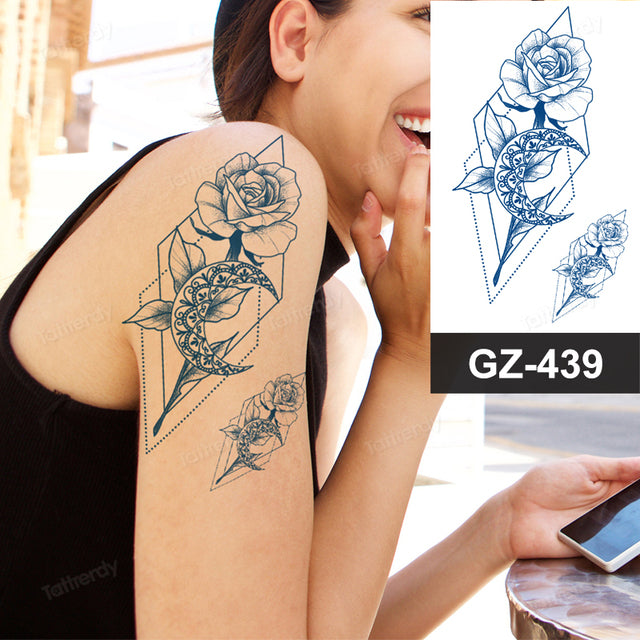 BowLift | Flower Sleeve Semi-Permanent Tattoo