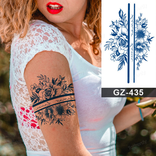 BowLift | Flower Sleeve Semi-Permanent Tattoo