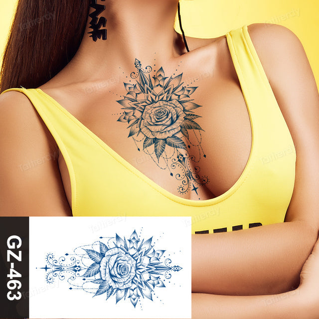 BowLift | Flower Sleeve Semi-Permanent Tattoo