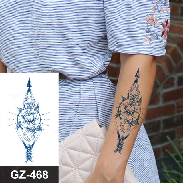 BowLift | Flower Sleeve Semi-Permanent Tattoo