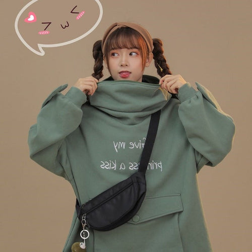 BowLift | Japanese Style Long Sleeve Frog Hoodie