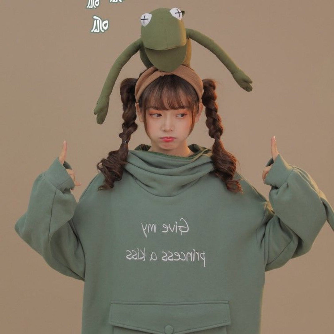 BowLift | Japanese Style Long Sleeve Frog Hoodie
