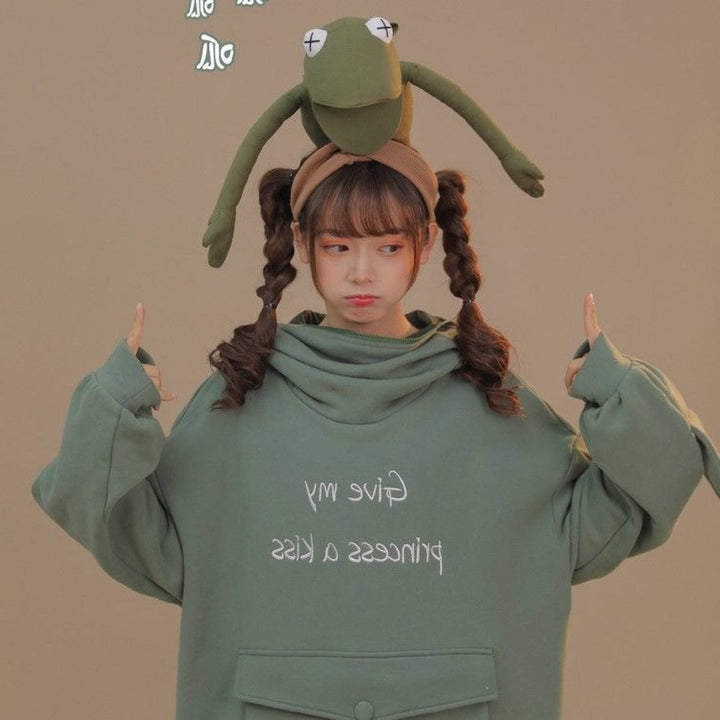 BowLift | Japanese Style Long Sleeve Frog Hoodie
