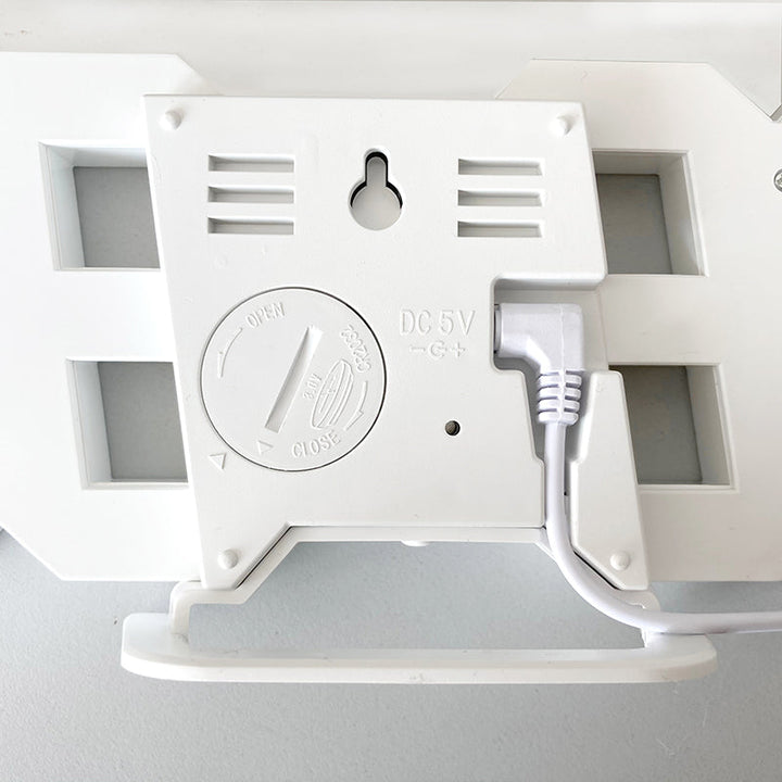 3D LED Modern Digital Alarm Wall Clock | Bowlift