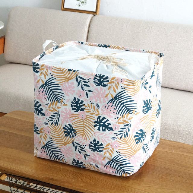 Large Capacity Cotton FoldaBowlifte Laundry Basket | Bowlift