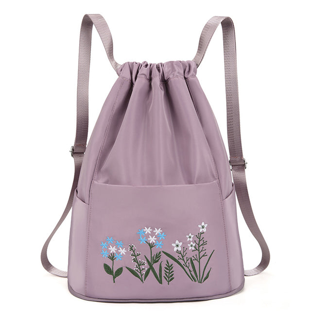 Flower Waterproof Folding Large Travel Backpack | Bowlift