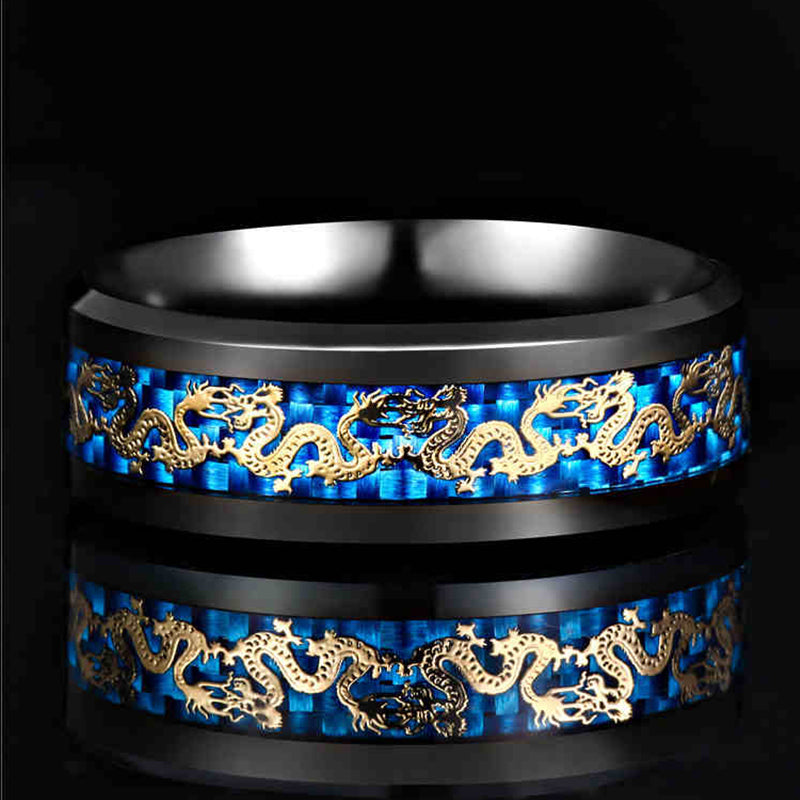 BowLift | Vintage China Dragon Ring for Men