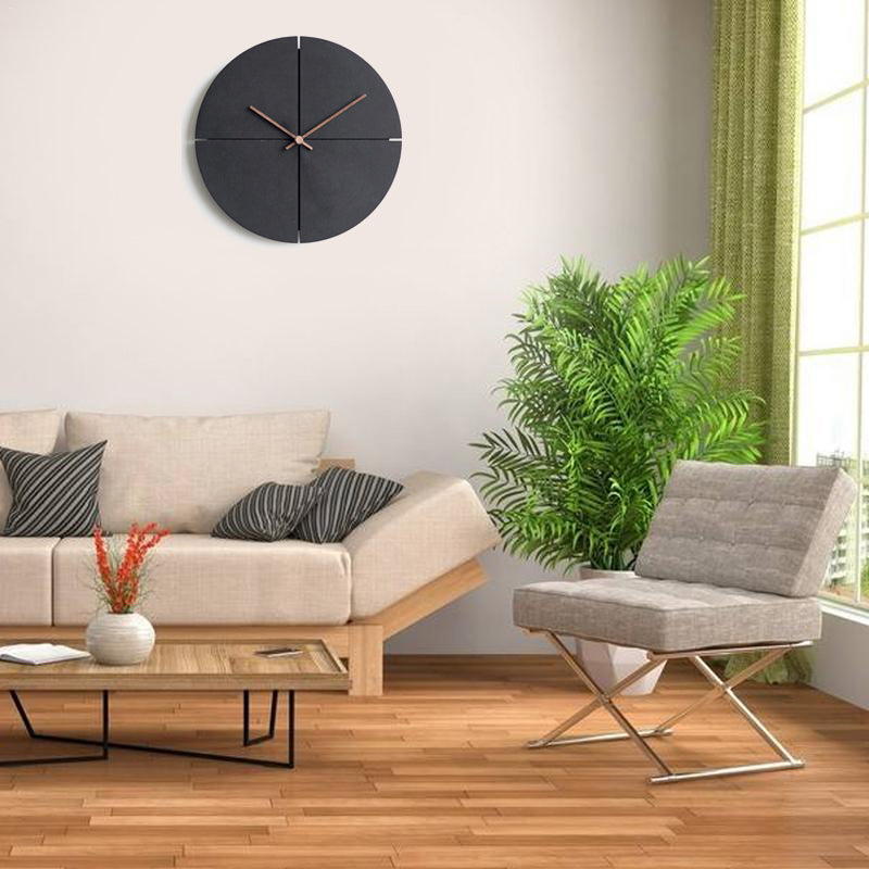 Elegant Nordic Minimalist Wooden Wall Clock | Bowlift