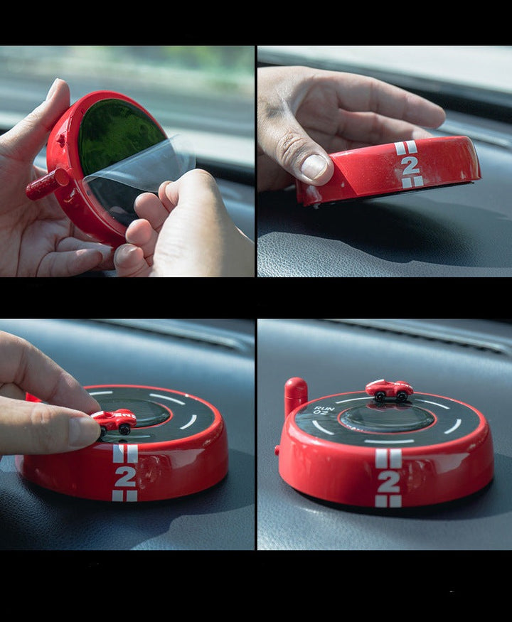 Rotating Race Solar Car Air Purifier | Bowlift